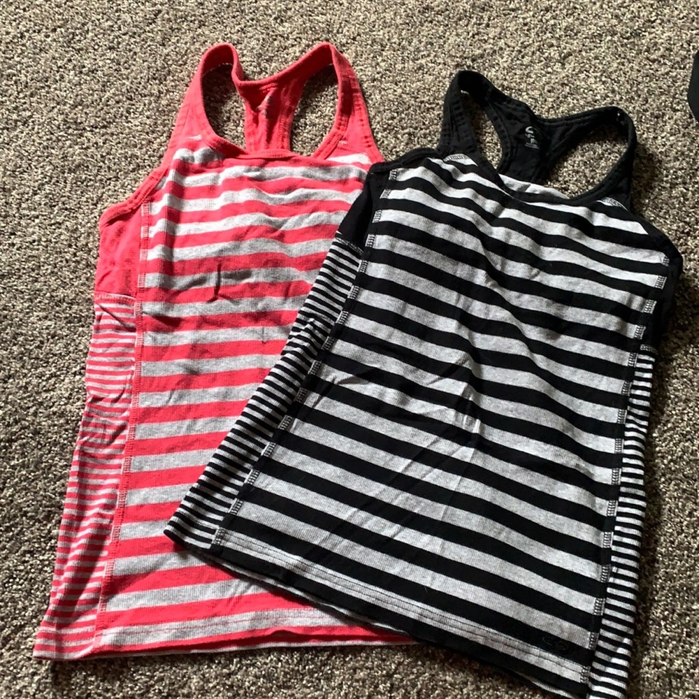 Patterned Champion sport tank tops